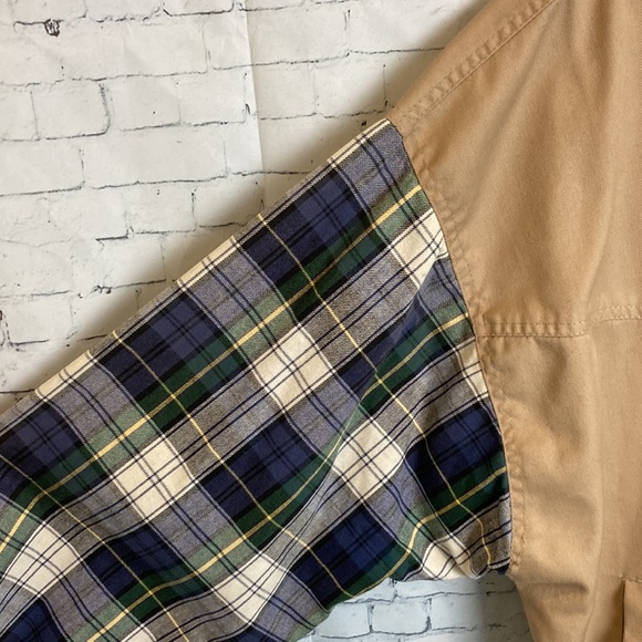 Wrangler Vintage 1996 Coat Hipster Jean Jacket 1X Flannel Eagle Grandpacore - Picture 9 of 15